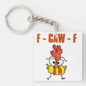 Porte-clés F caw F funny (Devant)
