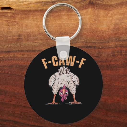 Porte-clés F Caw F Funny Chicken Classic Retro Cool Style (Recto)