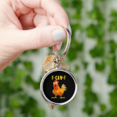Porte-clés F Caw F Funny Chicken Meme Trendy Modern Style (main)