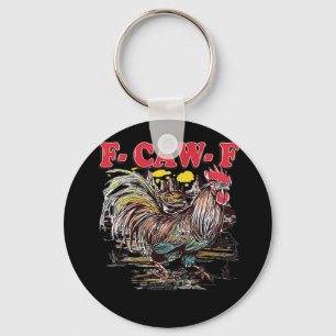 Porte-clés F-Caw-F Hei Hei Moana Coq Classique Drôle Graphiqu