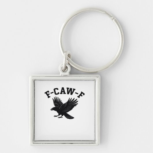 Porte-clés F-Caw-F Meme Funny Trendy (Devant)