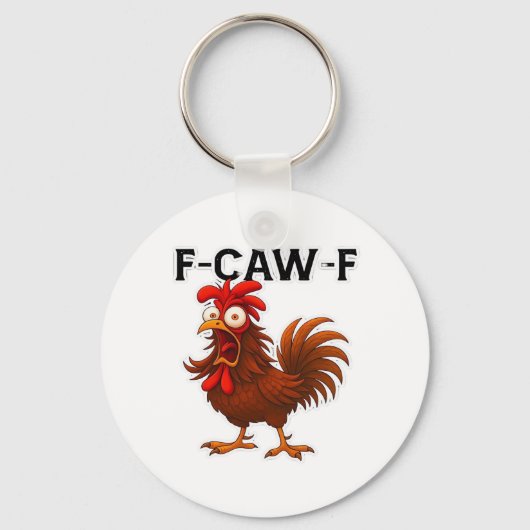 Porte-clés F-Caw-F Poulet Classique (Recto)