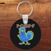 Porte-clés F-Caw-F Poulet Classique Créatif Décontracté (Recto)