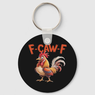 Porte-clés F-Caw-F Poulet Classique Style Créatif