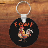 Porte-clés F-Caw-F Poulet Classique Style Créatif (Recto)