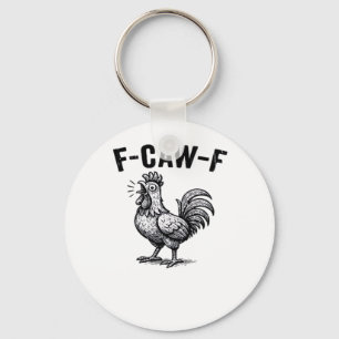 Porte-clés F-Caw-F Poulet Créatif Décontracté