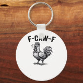 Porte-clés F-Caw-F Poulet Créatif Décontracté (Recto)
