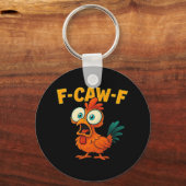 Porte-clés F-Caw-F Poulet Créatif Essentiel Décontracté (Recto)