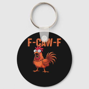 Porte-clés F Caw F Poulet Drôle Classique Style Moderne Tenda