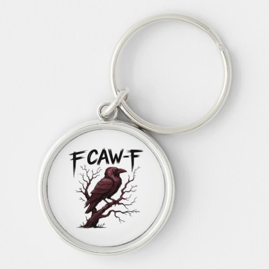 Porte-clés F-Caw-F Raven Classique (Devant)