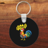 Porte-clés F Caw F Rooster Funny Bird Fcawf Chicken Whisperer (Recto)