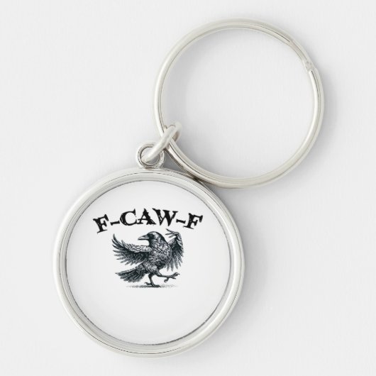 Porte-clés F-Caw-F Style Rétro (Devant)