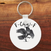 Porte-clés F Caw F Style Rétro Classique Corbeau (Recto)
