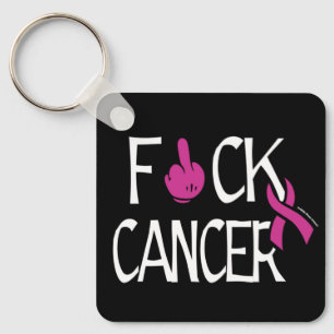 Porte-clés F#CK CANCER...Cancer du sein
