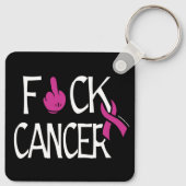 Porte-clés F#CK CANCER...Cancer du sein (Dos)