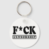 PORTE-CLÉS F*CK CENSORSHIP (Verso)