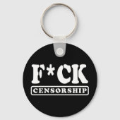 PORTE-CLÉS F*CK CENSORSHIP (Verso)
