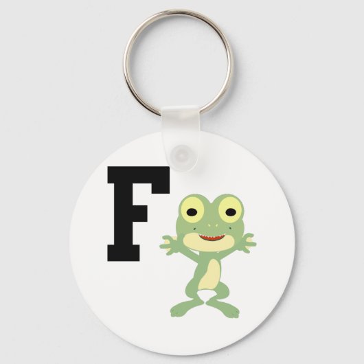Porte-clés F est pour Frogman (Recto)