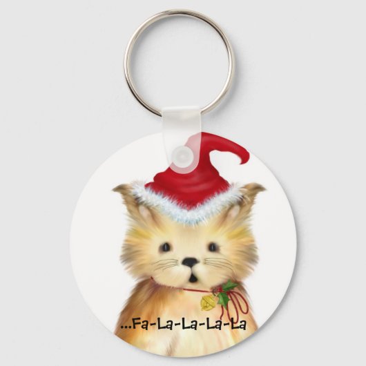 Porte-clés ...Fa-La-La-La-La-Kitten Porte - clé (Recto)