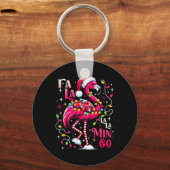 Porte-clés Fa Lala Mingo Flamingo Christmas Tropical Xmas Tre (Recto)