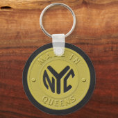 Porte-clés Fabriqué À New York Queens (Recto)