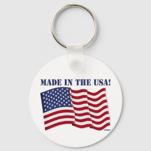 PORTE-CLÉS FABRIQUÉ AUX ÉTATS-UNIS!