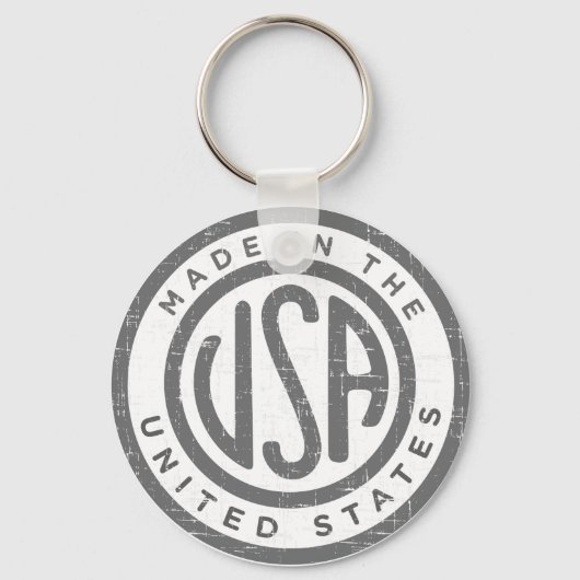 Porte-clés Fabriqué aux Etats-Unis (Recto)