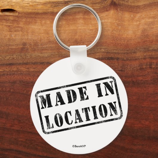 Porte-clés Fabriqué en... (Recto)