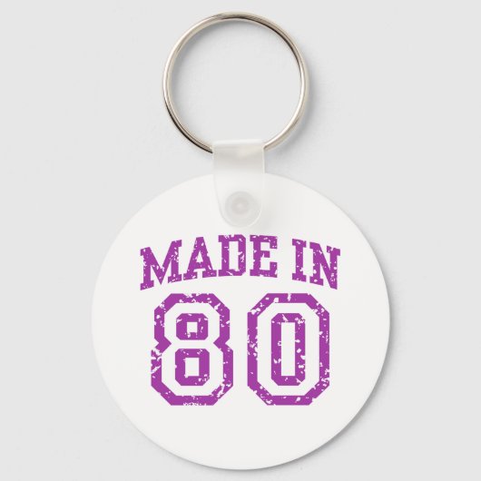 Porte-clés Fabriqué en 80 (Recto)