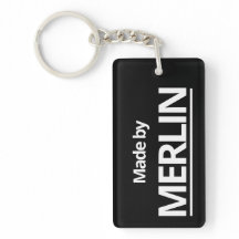 Fabriqué par MERLIN NFC Porte - clé sac Fashion ID