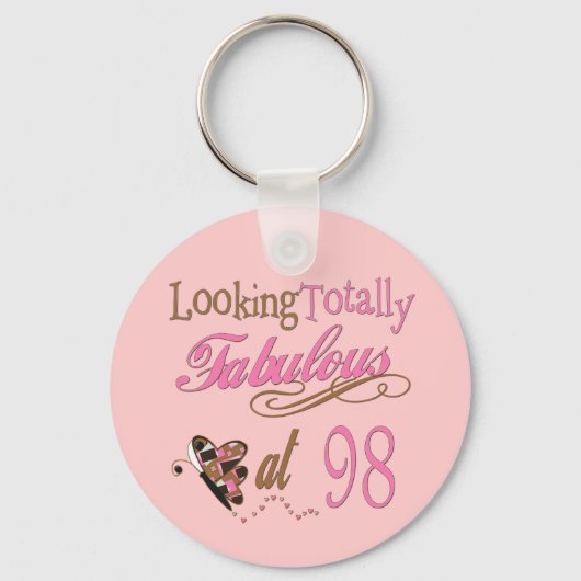 Porte-clés Fabuleux 98e anniversaire (Recto)