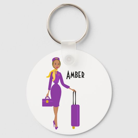 Porte-clés Fabuleux agent de bord (Recto)