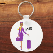 Porte-clés Fabuleux agent de bord (Recto)