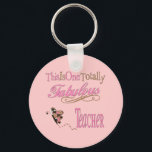 Porte-clés Fabuleux papillon de l'enseignant<br><div class="desc">World's Greatest Teacher a besoin d'un cadeau spécial pour leur faire savoir que vous pensez à eux toute l'année. Et ce beau design papillon fonctionne bien ! Idées cadeaux géniales !</div>