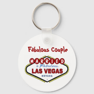 Porte-clés Fabulous Couple, Marié Dans Fabulous Las Vegas Key