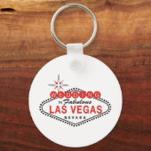 Porte-clés Fabulous Las Vegas Mariage Modèle personnalisable (Recto)