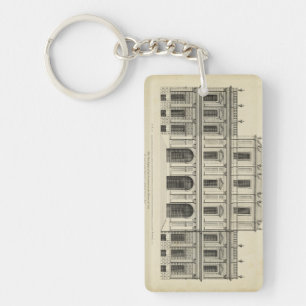 Porte-clés Façade de style théâtral de Colen Campbell
