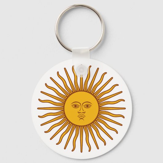 Porte-clés Face au soleil - Soleil (Recto)