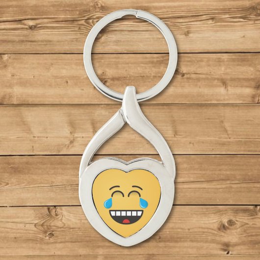 Porte-clés Face avec des larmes de joie