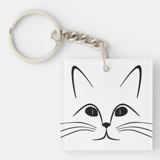 PORTE-CLÉS FACE CAT (Devant)