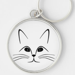 PORTE-CLÉS FACE CAT