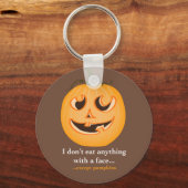 Porte-clés Face citrouille - Porte - clé (Recto)