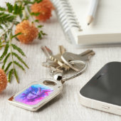 Porte-clés Face d'aquarelle (Côté )