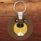 Porte-clés Face de castor (Recto)