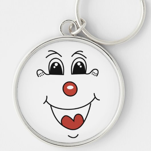 PORTE-CLÉS FACE DE CLOWN (Devant)