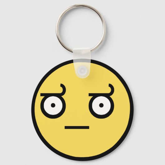 Porte-clés Face de désapprobation terrible (Recto)