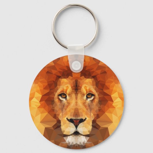 Porte-clés Face de Lion Poly Bas-65764 (Recto)