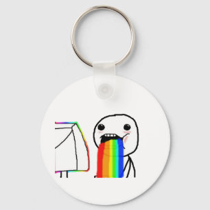 Porte-clés Face de l'ordinateur Rainbow