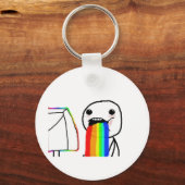 Porte-clés Face de l'ordinateur Rainbow (Recto)