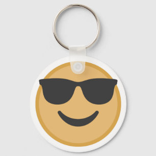 Porte-clés Face du cool Shades Emoji